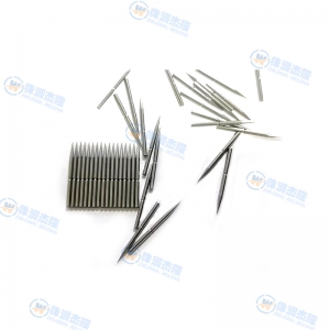 山東special-sharped discharge tungsten pin with slotting